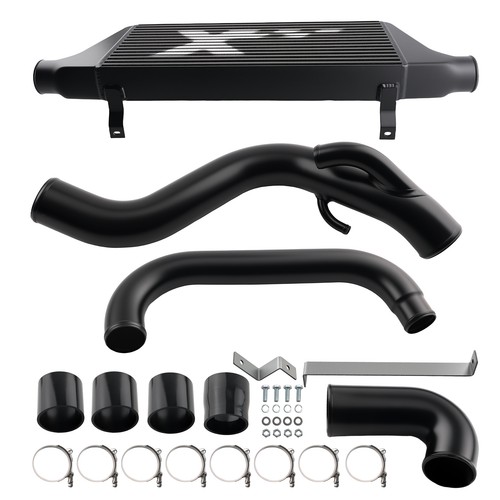 Black aluminium intercooler - black,